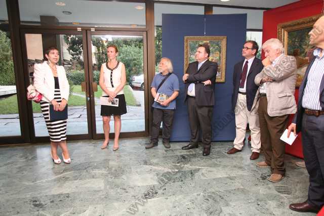 Radka Neumannova e Laura Carlino all'inaugurazione di Kosvanec a Milano