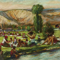 Lotto originale sul quale fu costruito lo stadio per le Spartachiadi a Maniny - Museo Nazionale - Praga