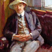 ritratto uomo seduto