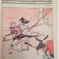 Vlastimil Košvanec - satira - 1919