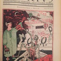 Vlastimil Košvanec - satira - 1919