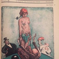 Vlastimil Košvanec - satira - 1919